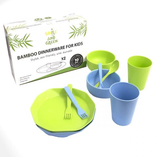 coffret repas bébé bambou