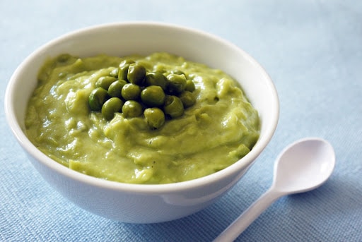 purée bébé verte